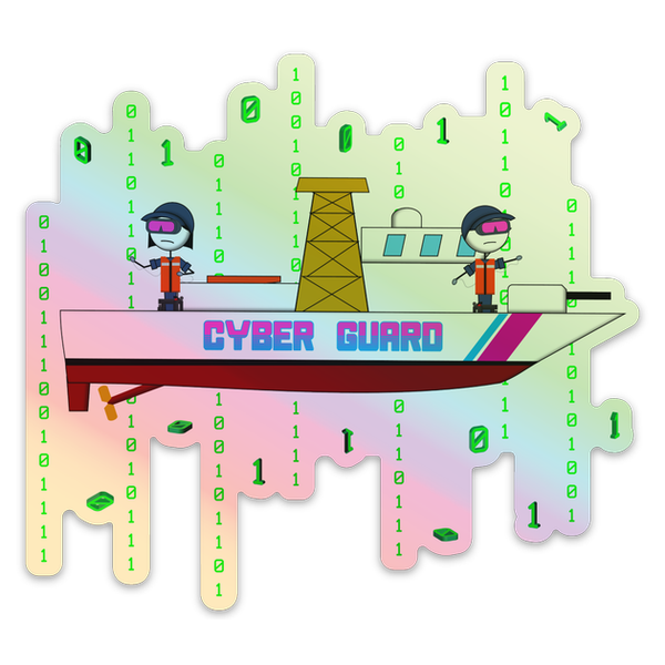 Cyber Cutter Holographic Sticker